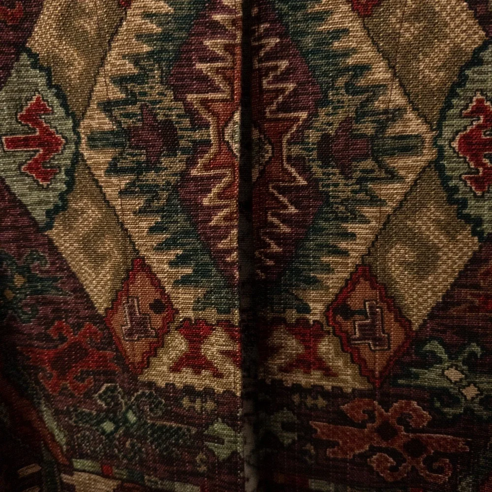 NWT VTG Coldwater Creek Tapestry Jacket Petite L Southwestern Boho Earthy Artsy - Picture 5 of 8